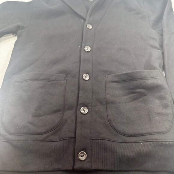 Am Essentials Women's Size Small Button Up Fleece Jacket Black New With Tags - Picture 14 of 14